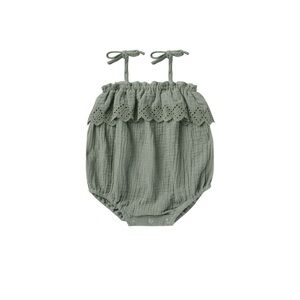 Rylee + Cru Olive Baby Romper
